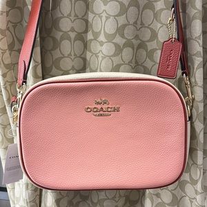 Coach Jamie Camera Bag In Color-block
Gold/Candy Pink Multi